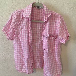 Frankie’s Bikinis Button Up Top